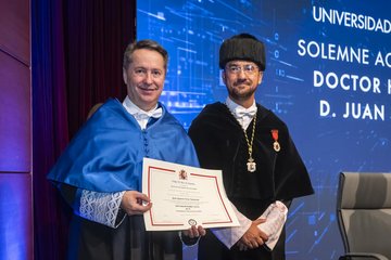 Ignacio receives honorary doctorate from Universidad Carlos III de Madrid
