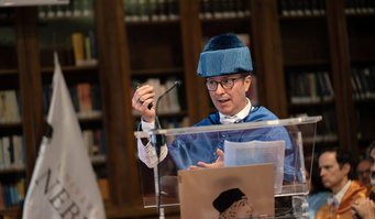 Ignacio Cirac is Dr. h.c. from University of Nebrija.Copyright: University of Nebrija Ignacio Cirac